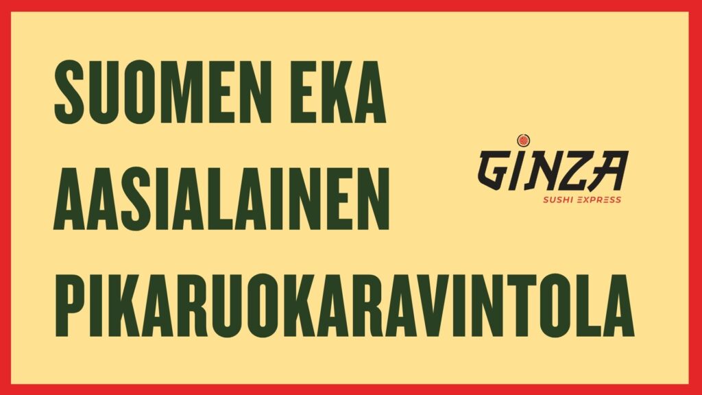 Suomen eka aasialainen pikaruokaravintola